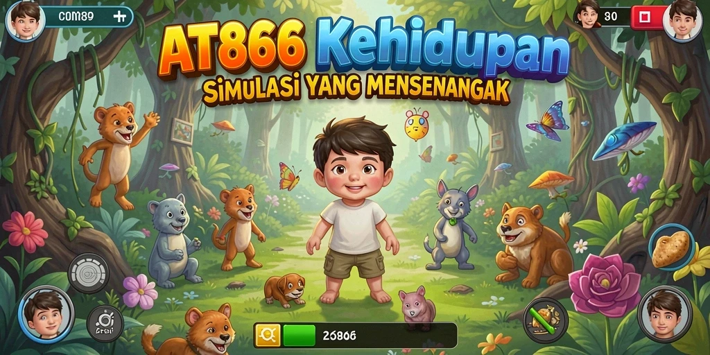 Screenshot menampilkan gameplay simulasi yang mendalam dan menarik.