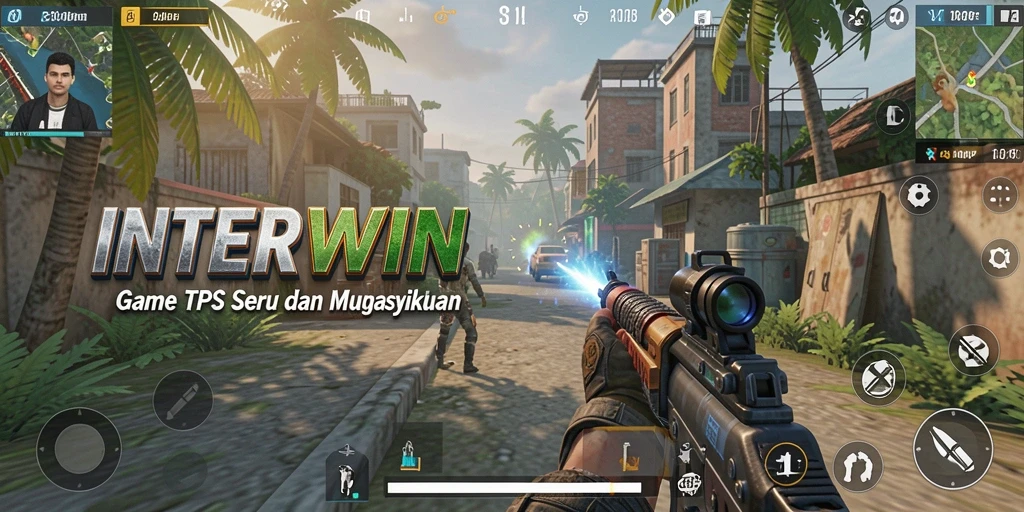 Tampilan gameplay INTERWIN yang mendebarkan dan penuh aksi.