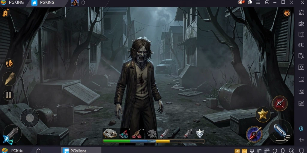 Tangkapan layar PGKING menampilkan gameplay menakutkan yang penuh misteri.