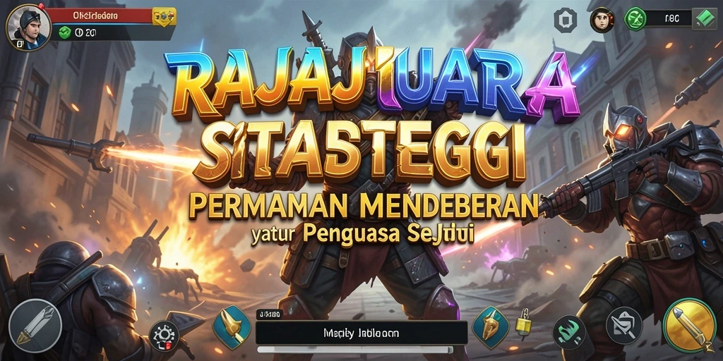 Tampilan gameplay RAJAJUARA yang penuh strategi dan intrik.