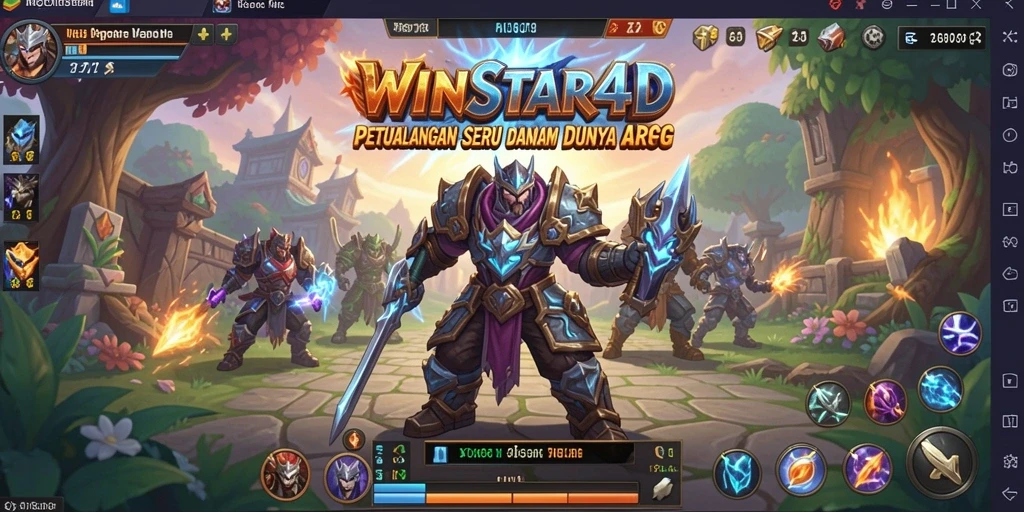 Tangkapan layar gameplay WINSTAR4D yang menarik dan mendebarkan.